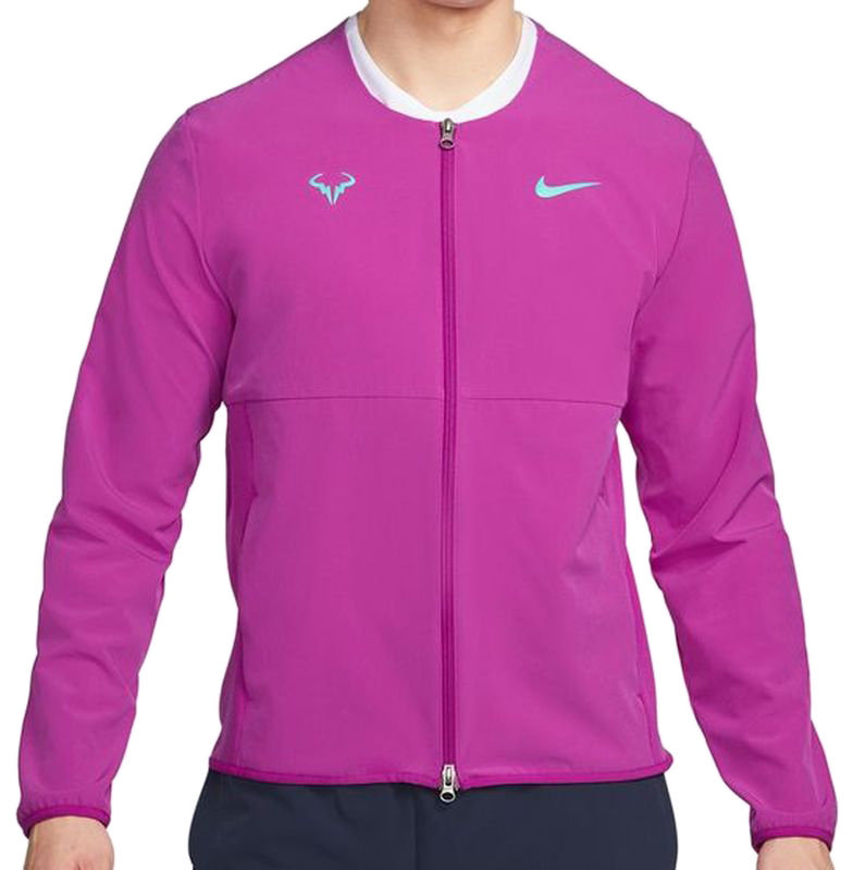 Nike Rafa Full Zip Jacket M - red plum/red plum/washed teal