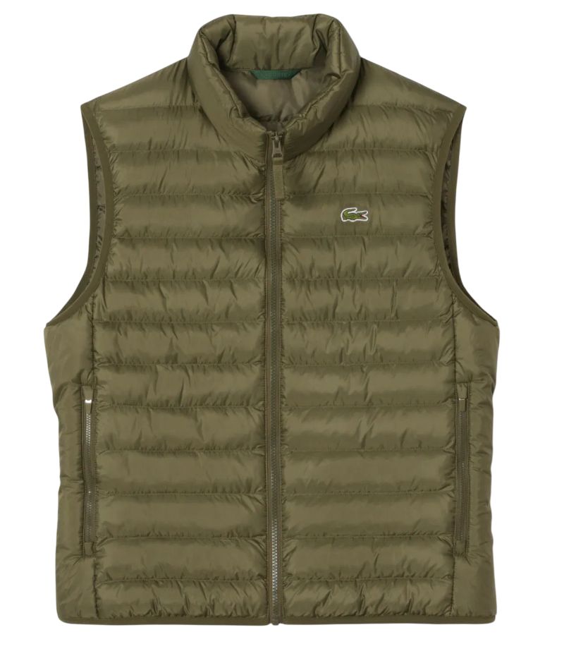 Lacoste Water Repellent Puffed - green khaki