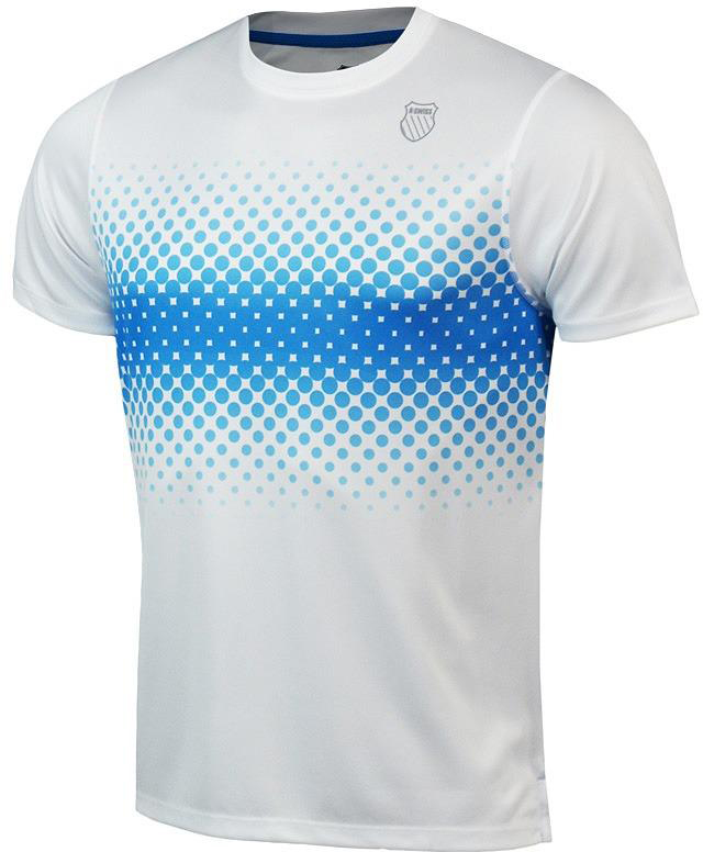 K-Swiss Fading Stripe Crew - white/brillant blue