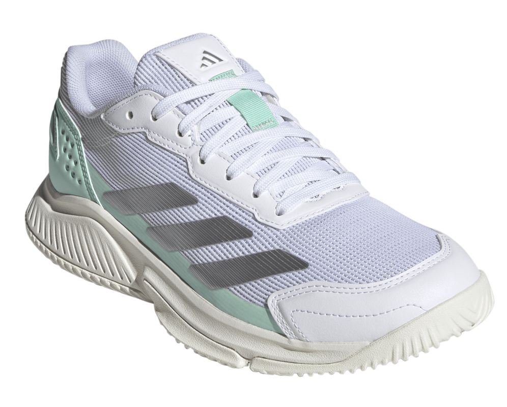 Adidas Courtquick Padel W - white/silvermetallic/clear mint