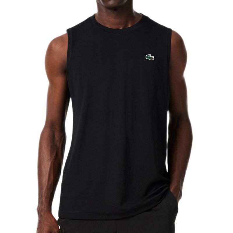 Męski t-shirt Lacoste Ultra Dry Sport - black