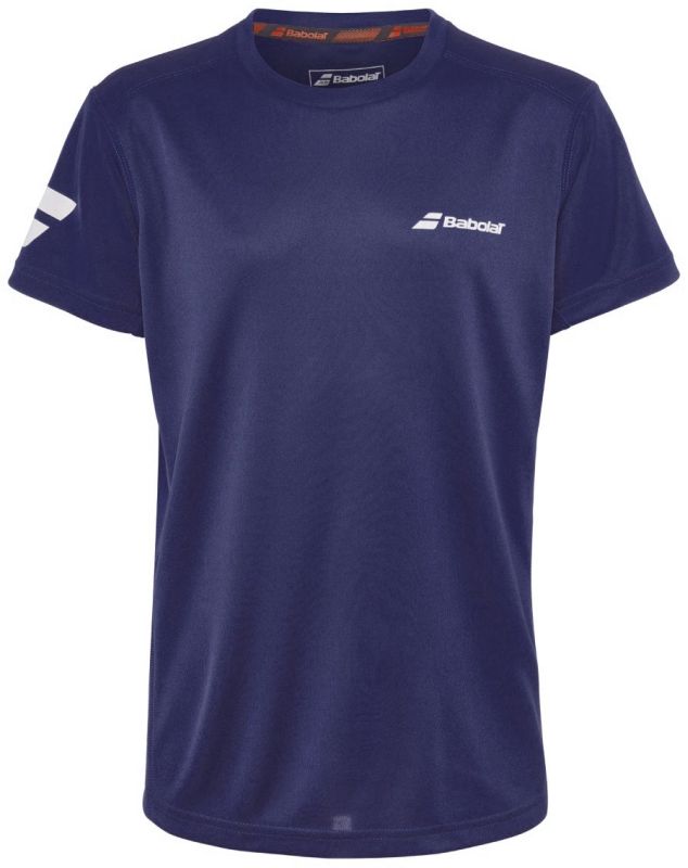 Babolat Core Flag Club Tee Boy - estate blue