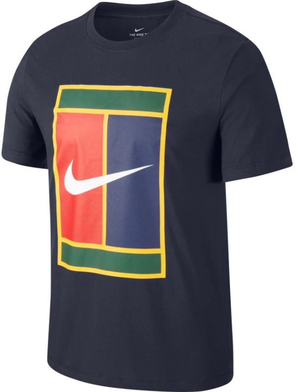 Nike Court Tee Heritage Logo - obisidan
