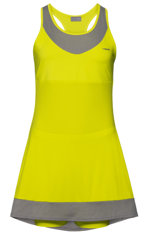 Head Demi Dress G - yellow/grey