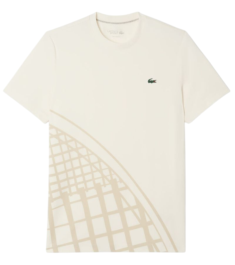 Lacoste Ultra Dry Printed - ecru white