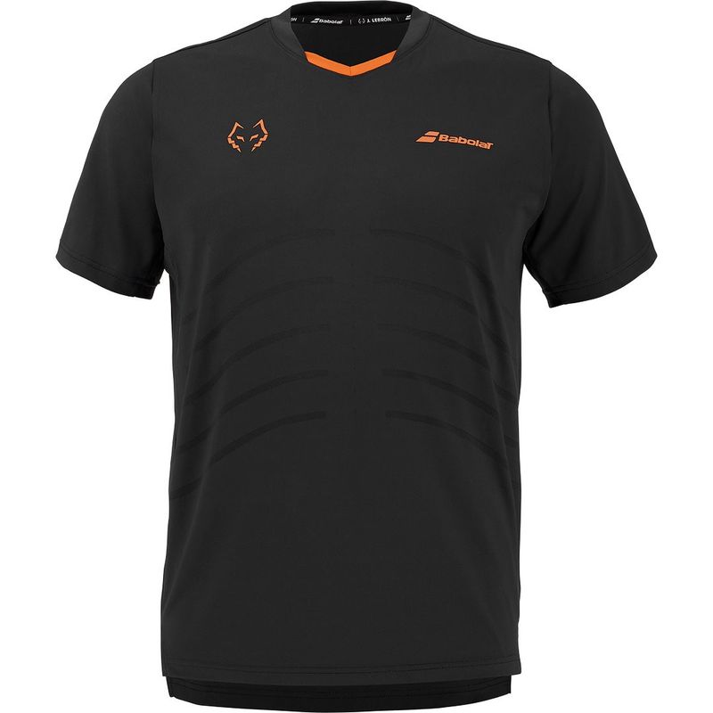 Męski t-shirt Babolat Replica J.Lebron - black/black