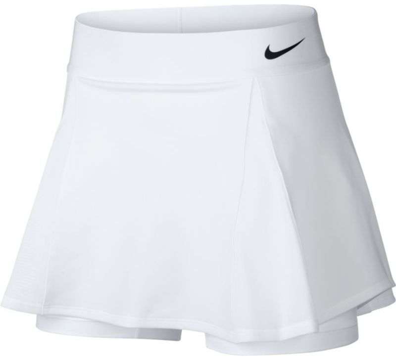 Nike Court Elevated Flouncy Skirt - white/black/black