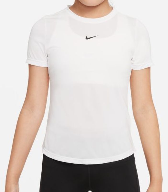 Nike Dri-Fit One SS Top G - white/black Nike Dri-Fit One SS Top G - white/black