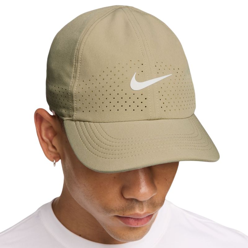 Nike Dri-Fit ADV Club Unstructured - desert khaki/white