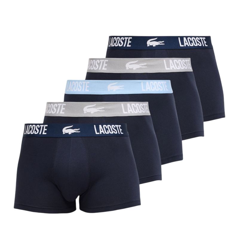 Lacoste Stretch Cotton Trunks 5P - multicolor