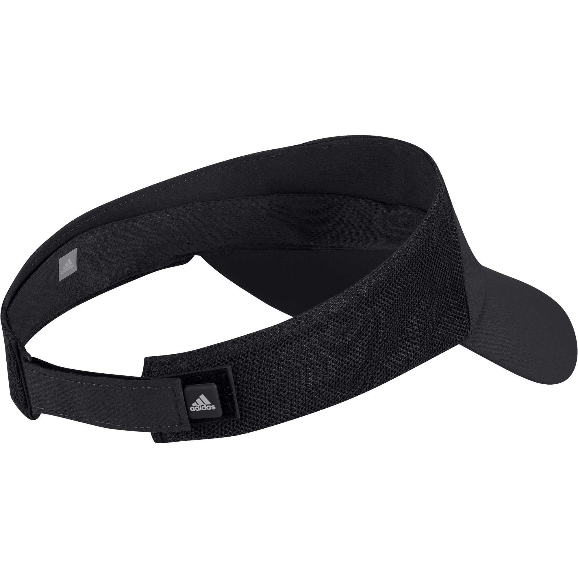 adidas-aeroready-visor-black-black-white-osfm-2 Adidas Aeroready Visor - black/black/white OSFM