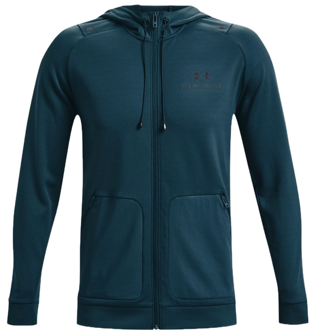 Under Armour Rush Warm-Up Full-Zip Hoodie - blue note/black