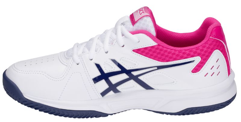 Asics Court Slide Clay - white/blue print