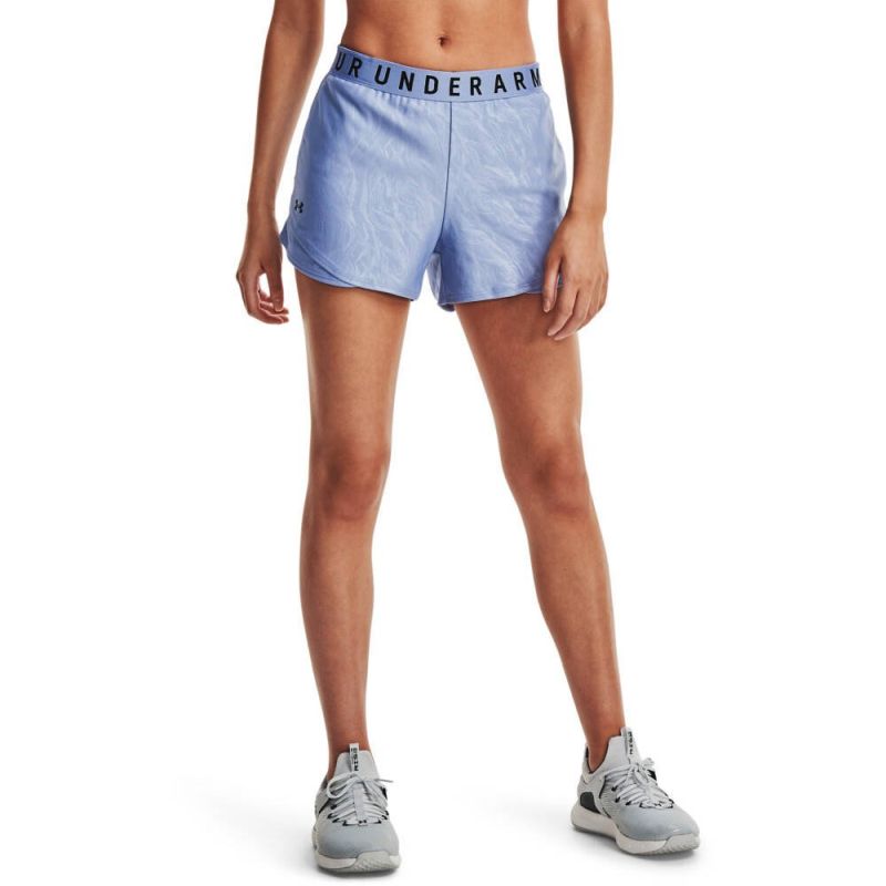 Under Armour Womens Play Up Shorts Emboss 3.0 - blue