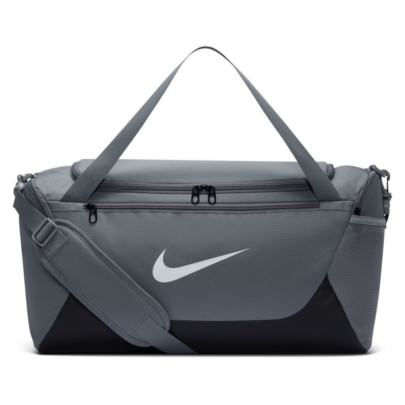 Torba sportowa Nike Brasilia Training Duffel Small - smoke gray/black/white