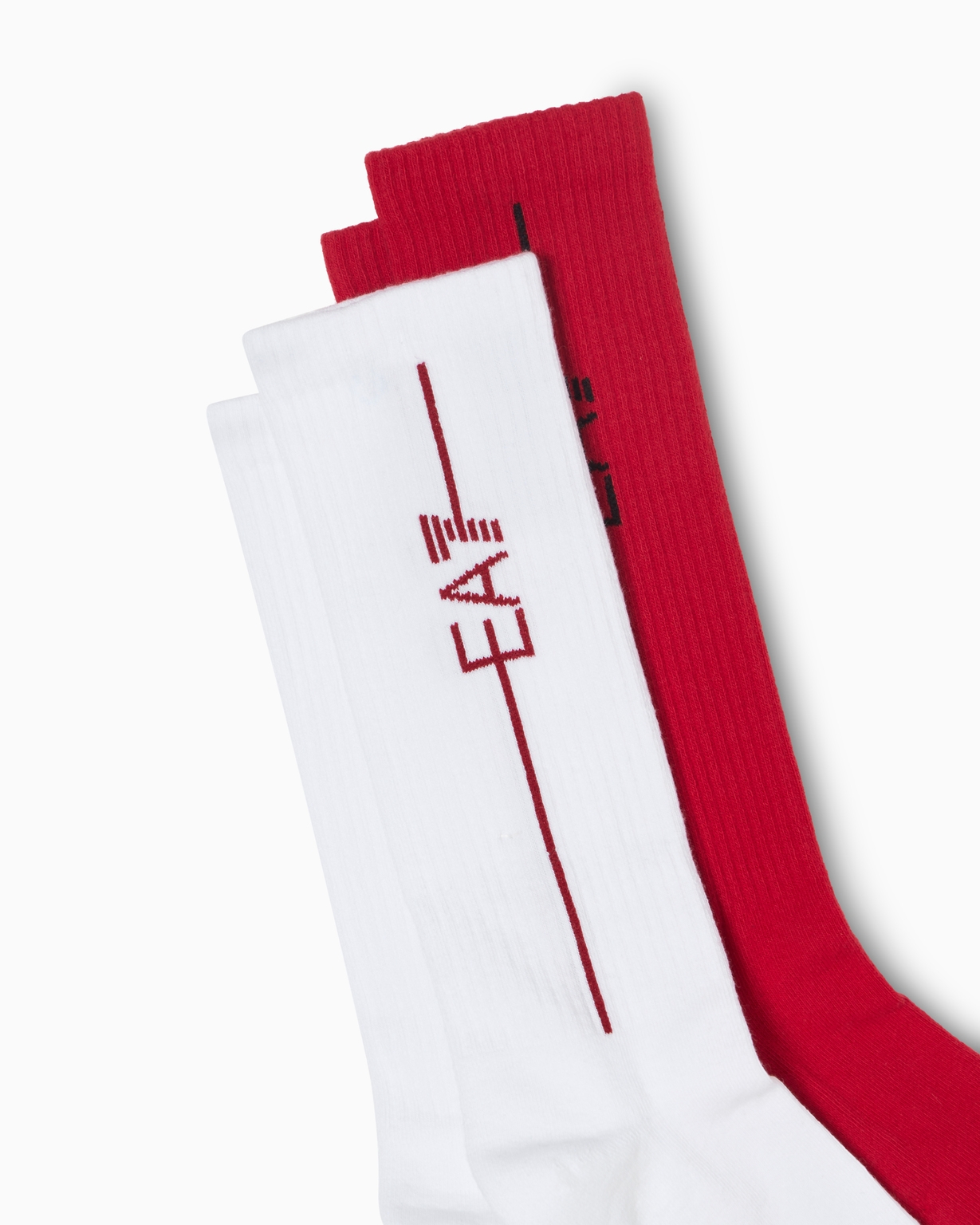 EA7 Terrycloth Training 2P - white/haute red 