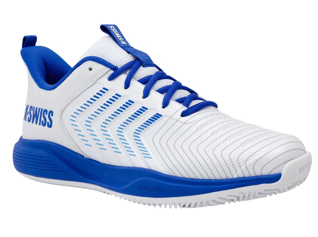 Damskie buty do padla K-Swiss Ultrashot Light Clay - white/dazzling blue/baltic sea