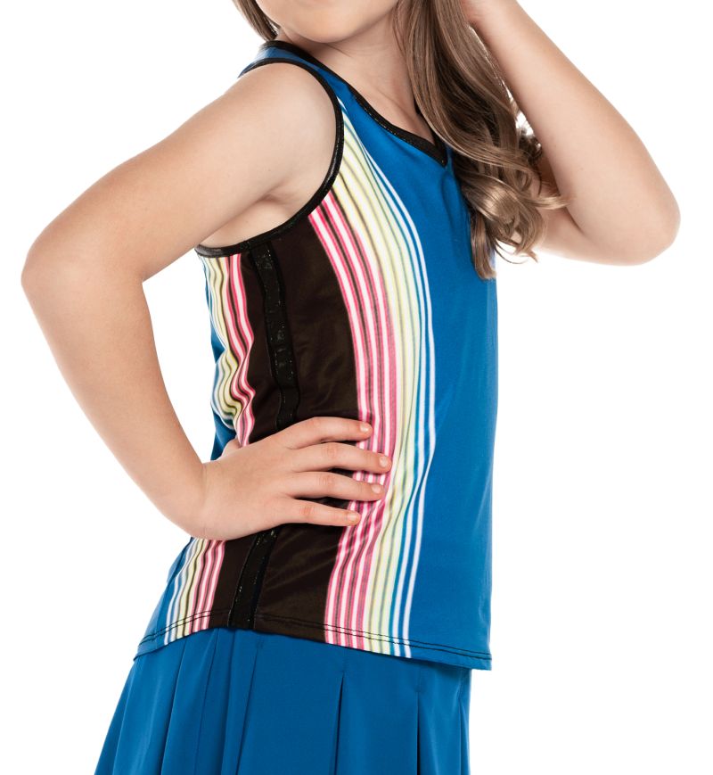 Lucky in Love Neon Lights Tank - electric blue