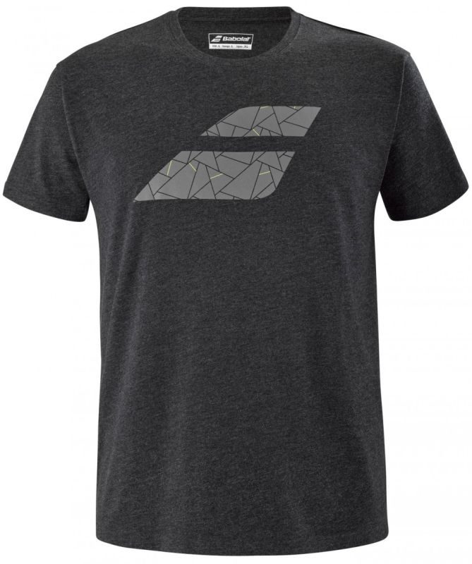 Babolat Exercise Big Flag Tee Men - black heather