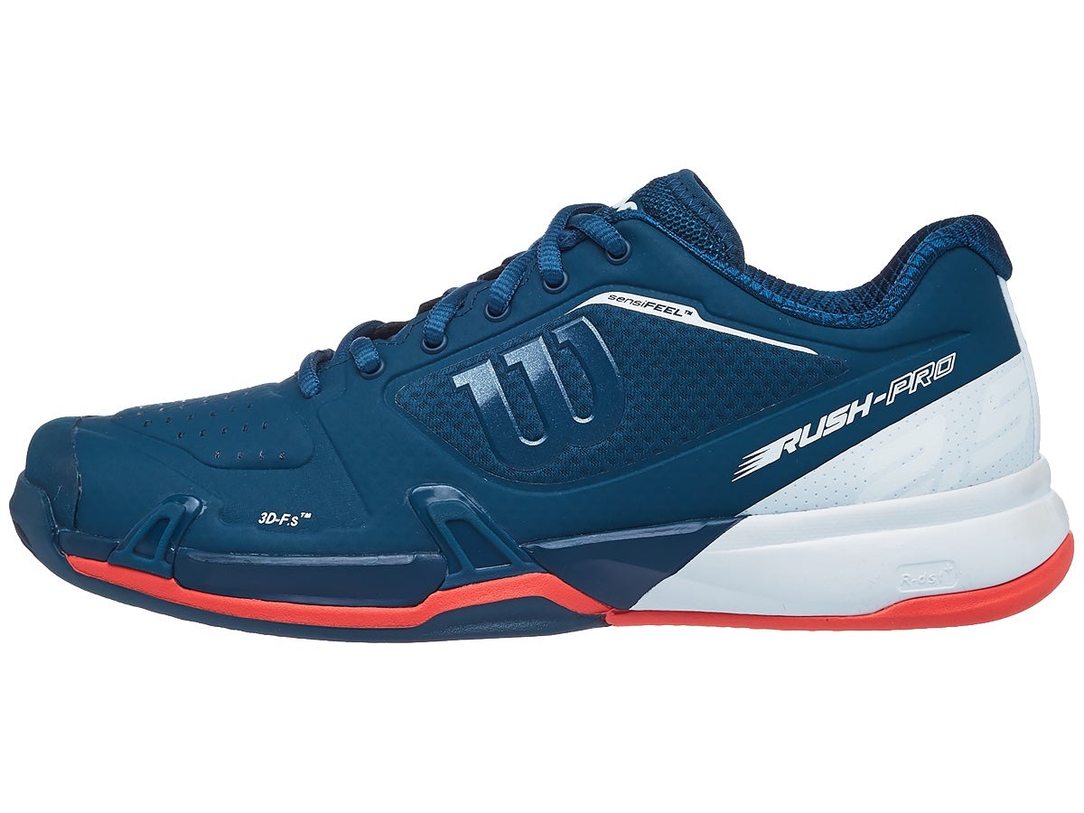 Wilson Rush Pro 2.5 2021 Clay W - majolica blue/wht/hot coral