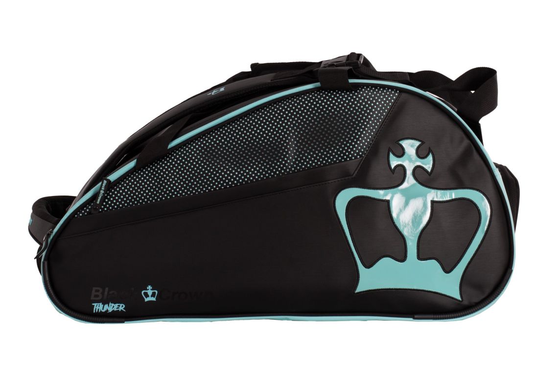 Black Crown Thunder Padel - black/turquoise