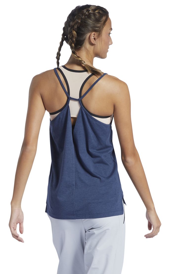Reebok Les Mills Mind Body Tank W - vector navy mel