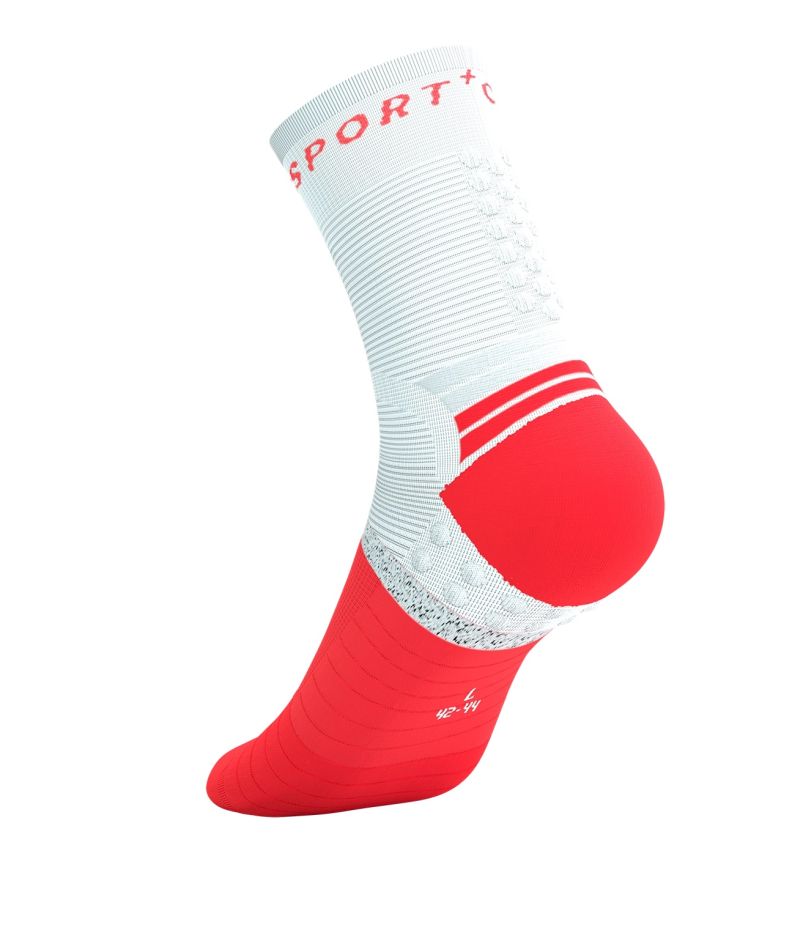 Compressport Pro Marathon V2.0 1P - fluo red/white