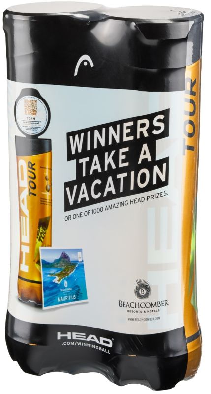 Head Tour Winning Ball - 4 szt. x 2 puszki Head Tour Winning Ball - 4 szt. x 2 puszki