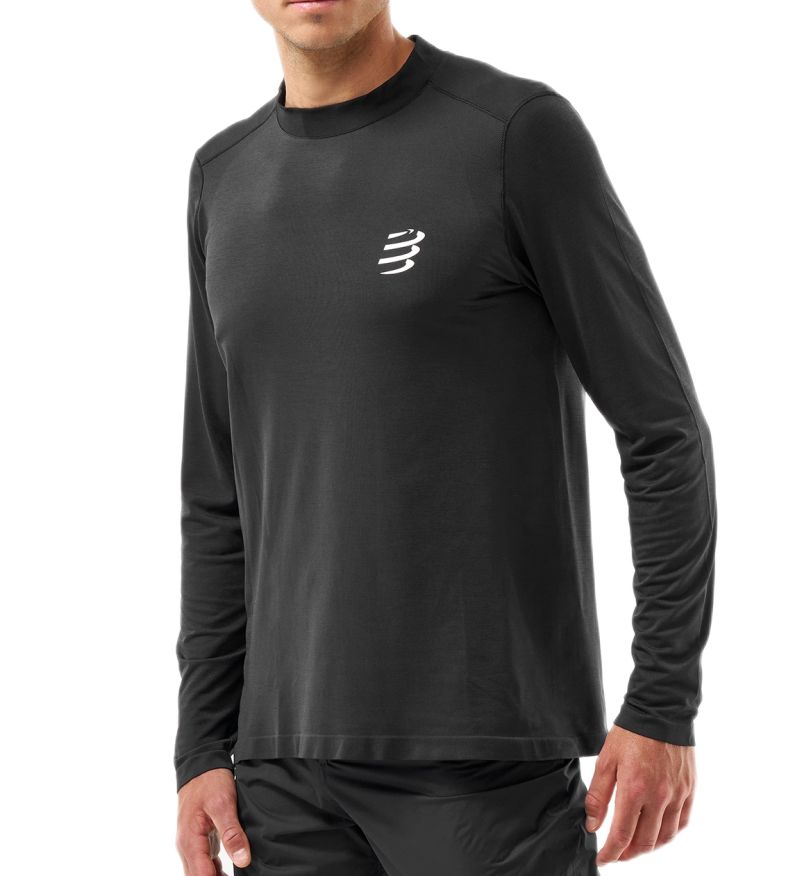 Compressport Performance Long Sleeve - black