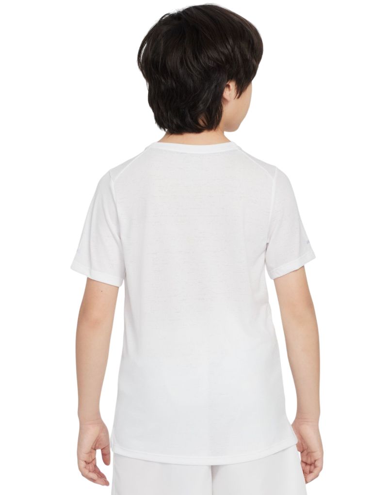 Nike Kids Miler Dri-Fit - white Nike Kids Miler Dri-Fit - white