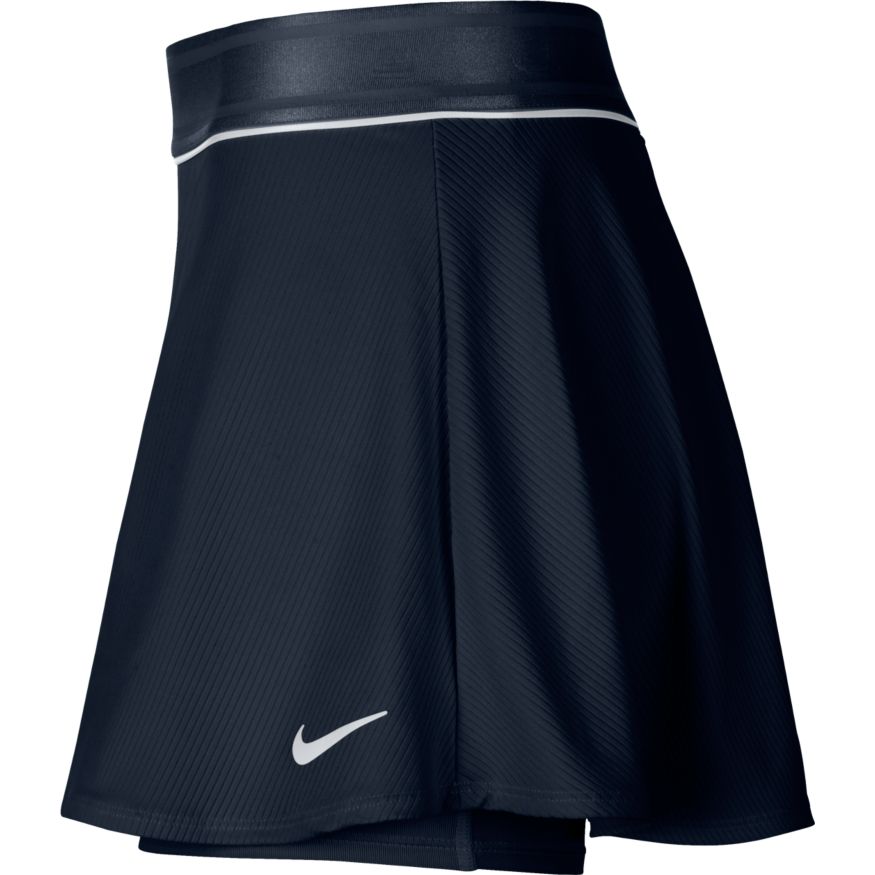 Nike Court Dry Flounce Skirt - obsidian/white/white