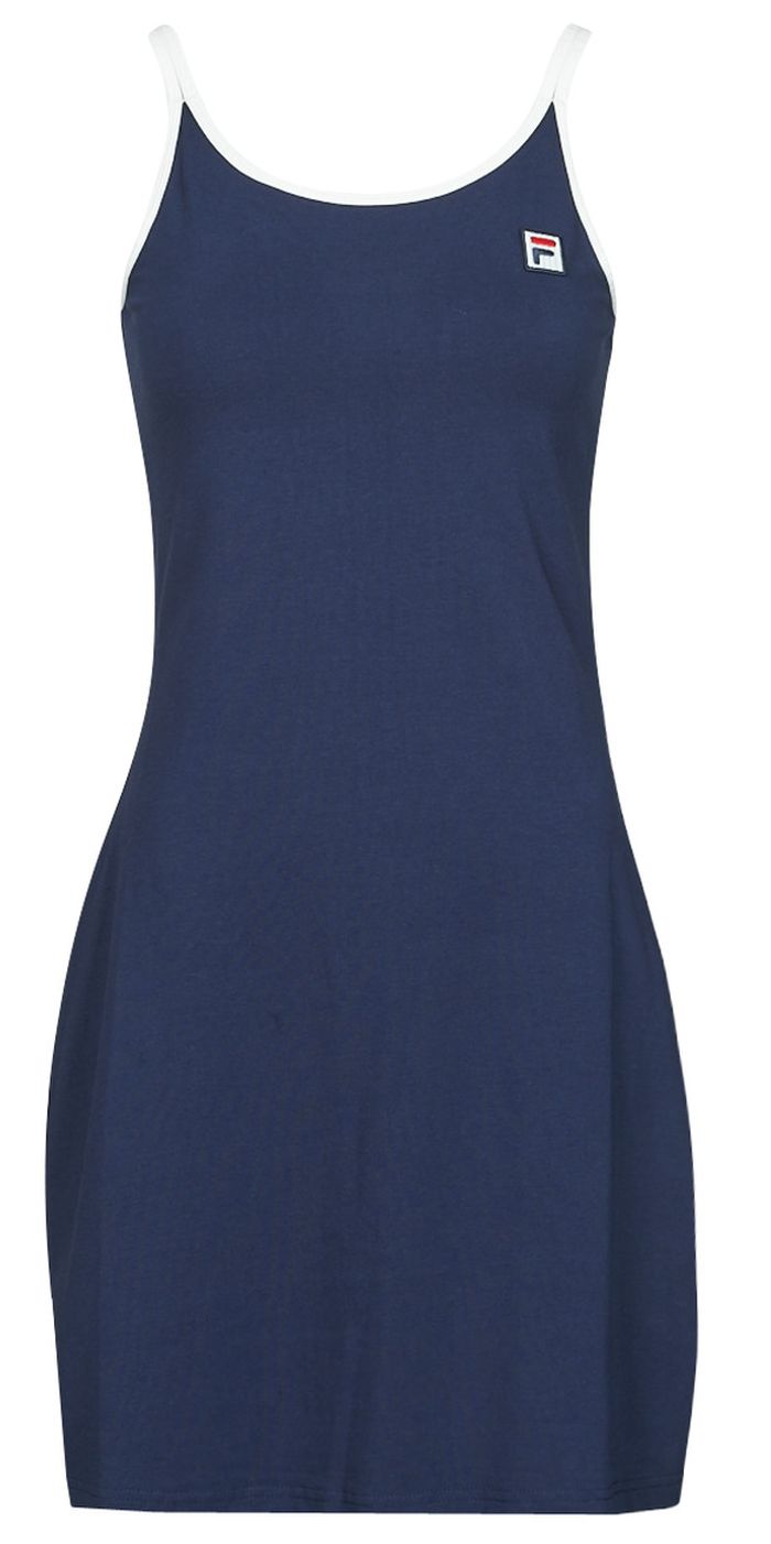 Fila Hope Spaghetti Strap Dress Women - black iris