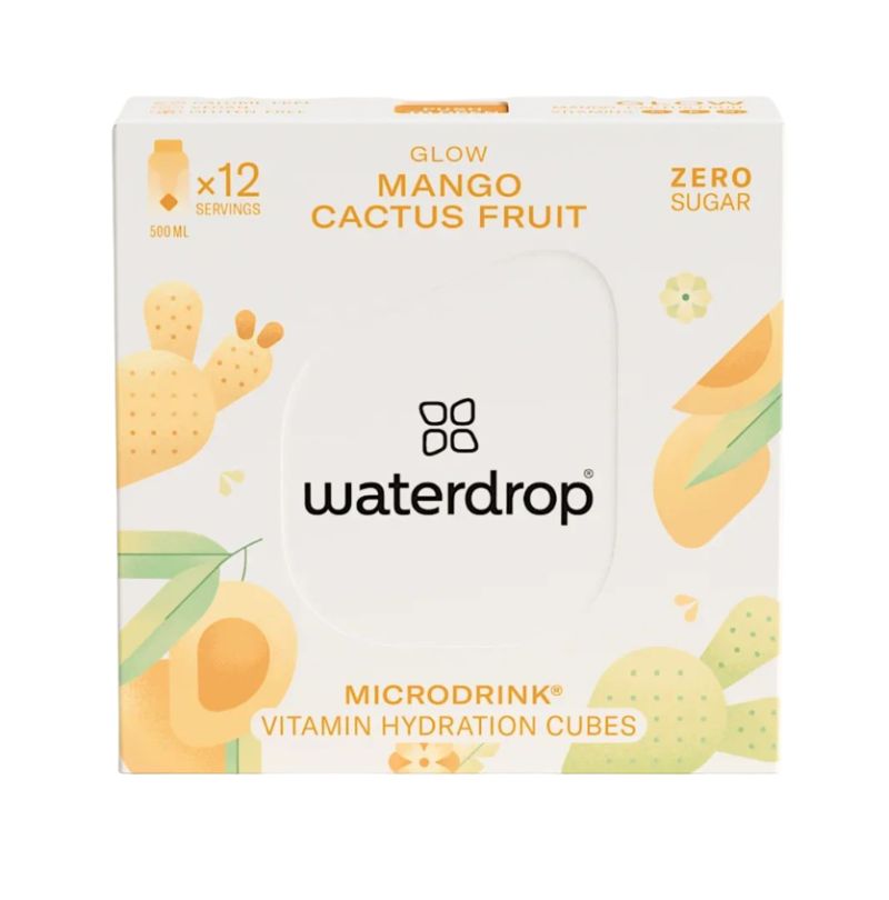 Waterdrop Glow Microdrink Hydration Cubes 12P - mango Waterdrop Glow Microdrink Hydration Cubes 12P - mango