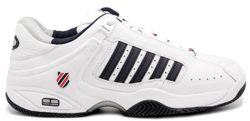 K-Swiss Defier RS Men - white/dress blue/fiery red