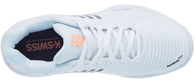 K-Swiss Hypercourt Express 2 W - white/peach nectar/graystone