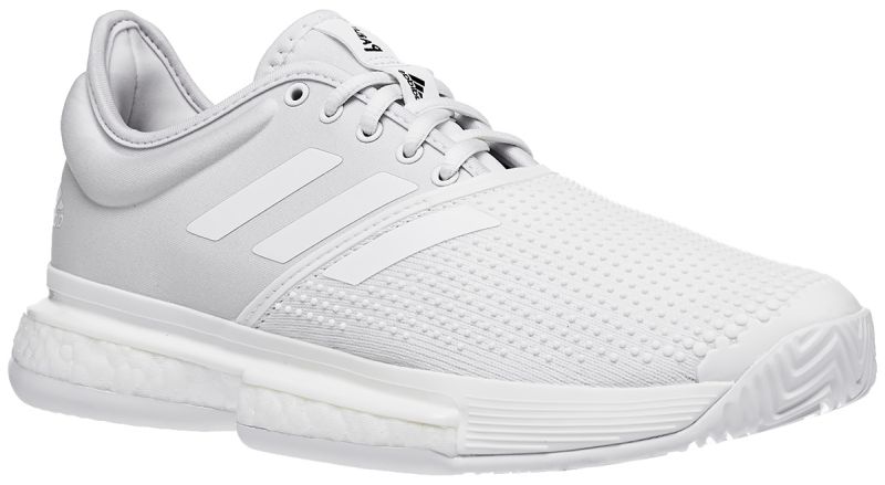 Adidas SoleCourt Boost W Primeblu - white/white/core black Adidas SoleCourt Boost W Primeblu - white/white/core black