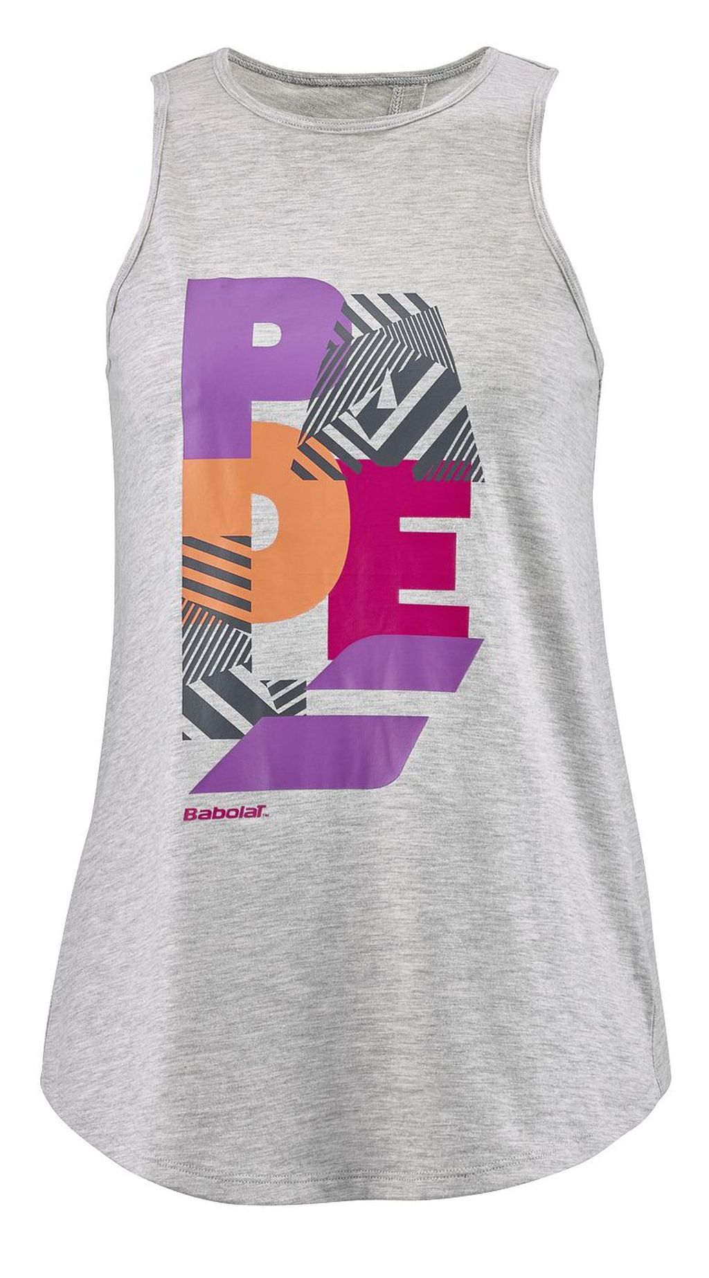Babolat Padel Cotton Tank Women - high rise heather