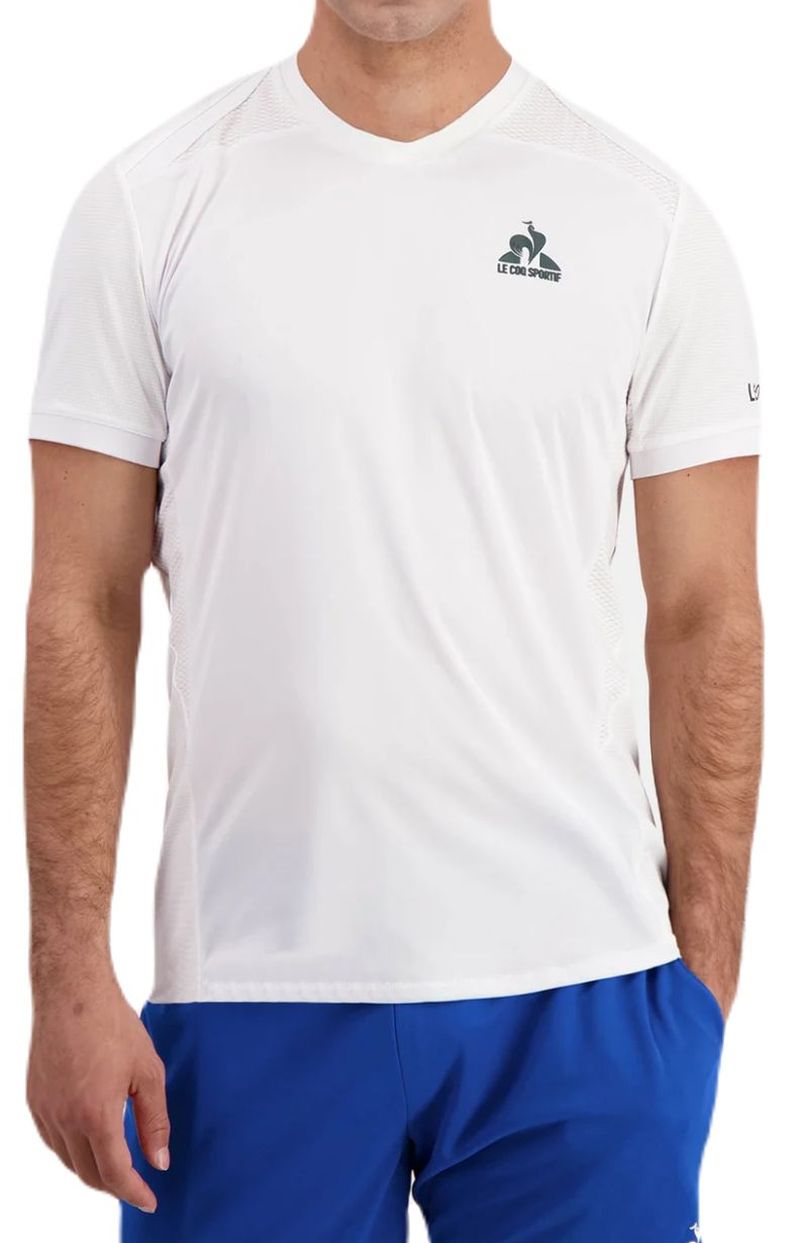 2421438_1 Le Coq Sportif Tennis Pro Short Sleeve 24 N°2 - new optical white