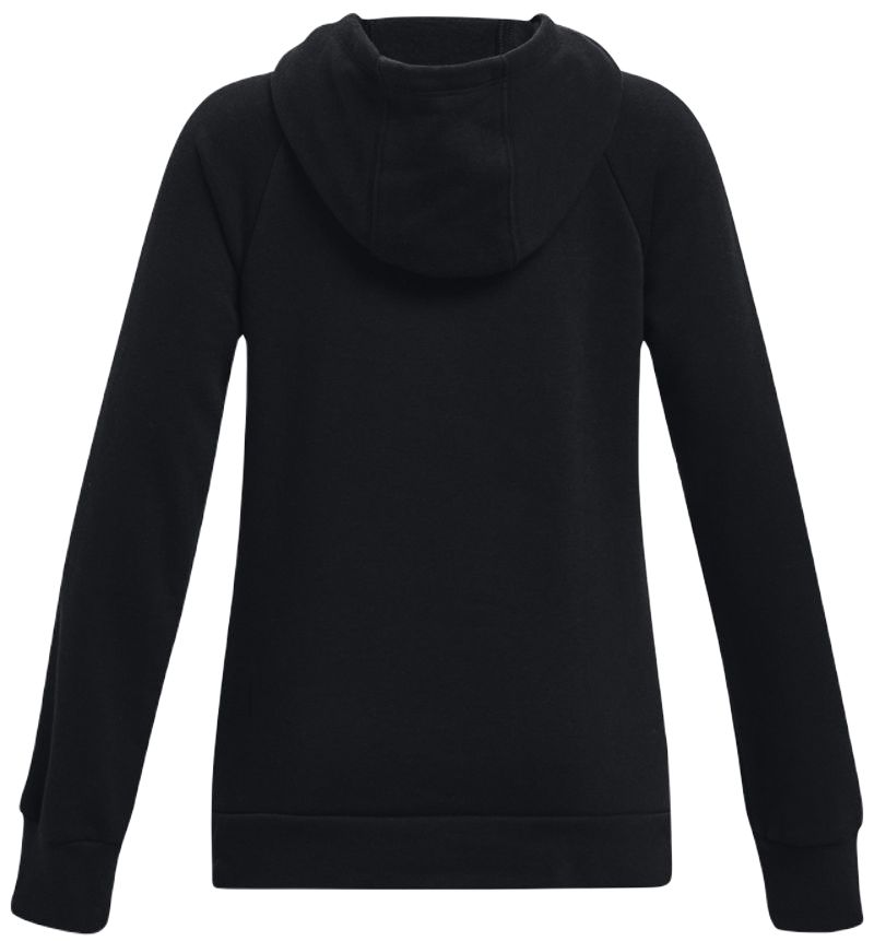 1373127-1 Under Armour Girls' UA Rival Fleece Big Logo - black/pink edge