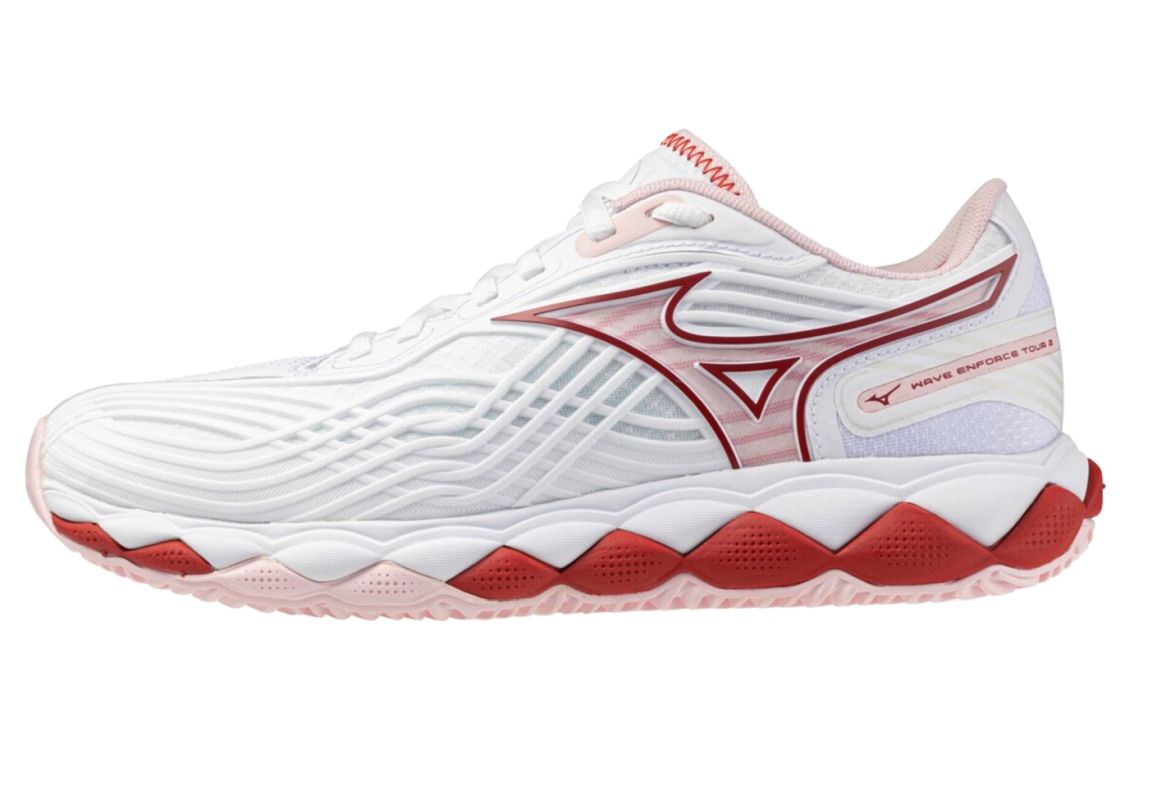 Mizuno Wave Enforce Tour 2 CC - white/pinkesque/barbados cherry Mizuno Wave Enforce Tour 2 CC - white/pinkesque/barbados cherry