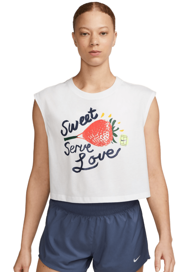 Nike Dri-Fit Printed Tank Top - white