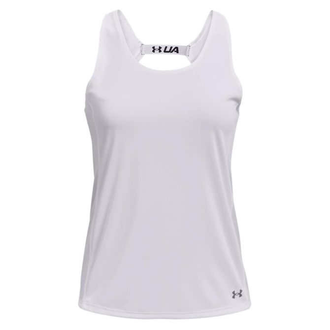 Under Armour Women's UA FlyBy Tank - white/reflective Under Armour Women's UA FlyBy Tank - white/reflective