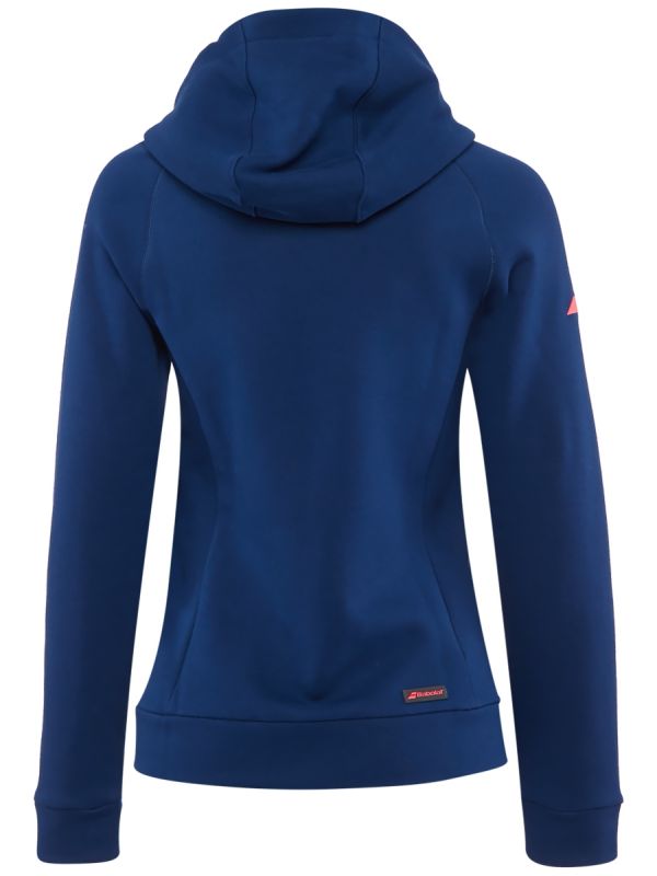 babolat-core-hood-sweat-women-estate-blue-2 Babolat Core Hood Sweat Women - estate blue