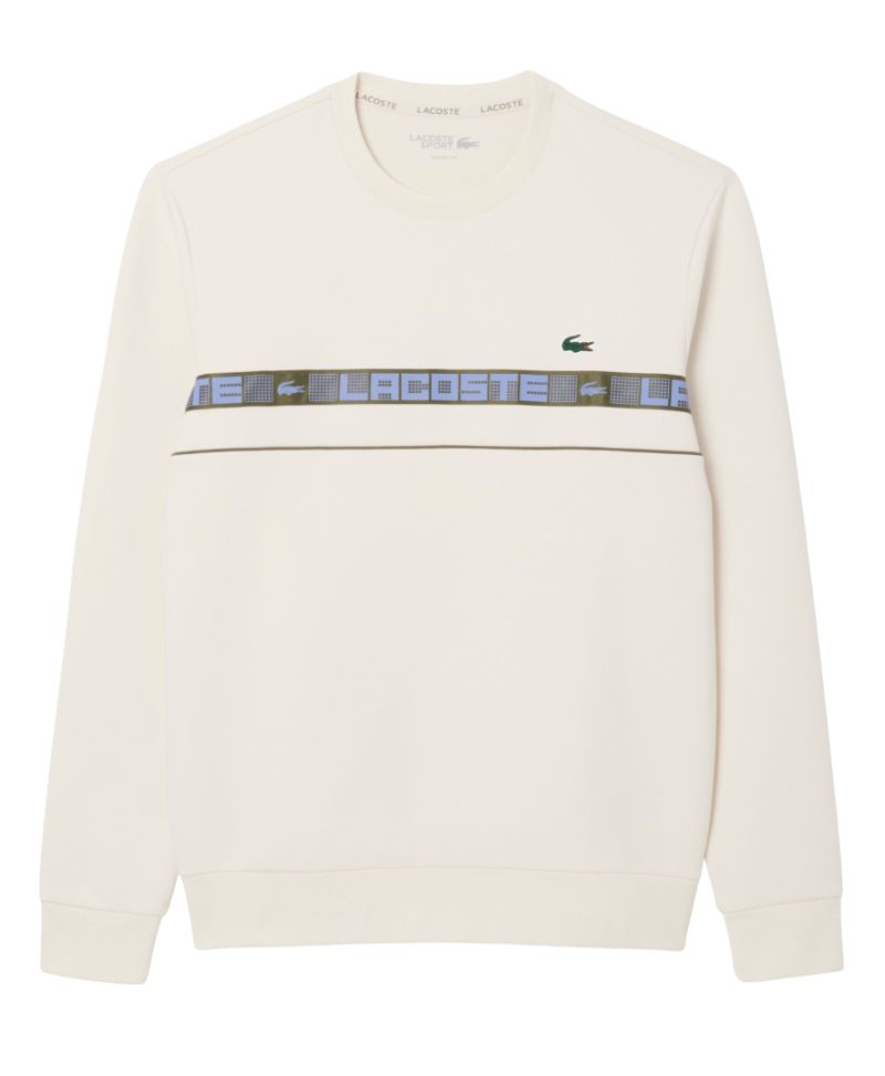 Lacoste Branded Stripe Tennis - ecru white 
