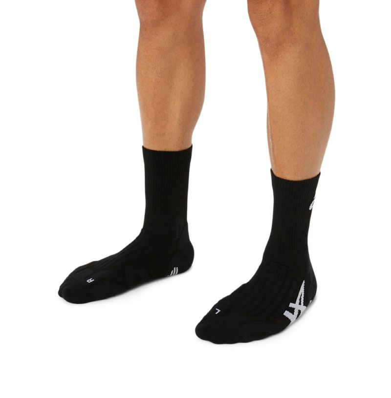 Asics Court Plus Tennis Crew Sock 1P - performance black