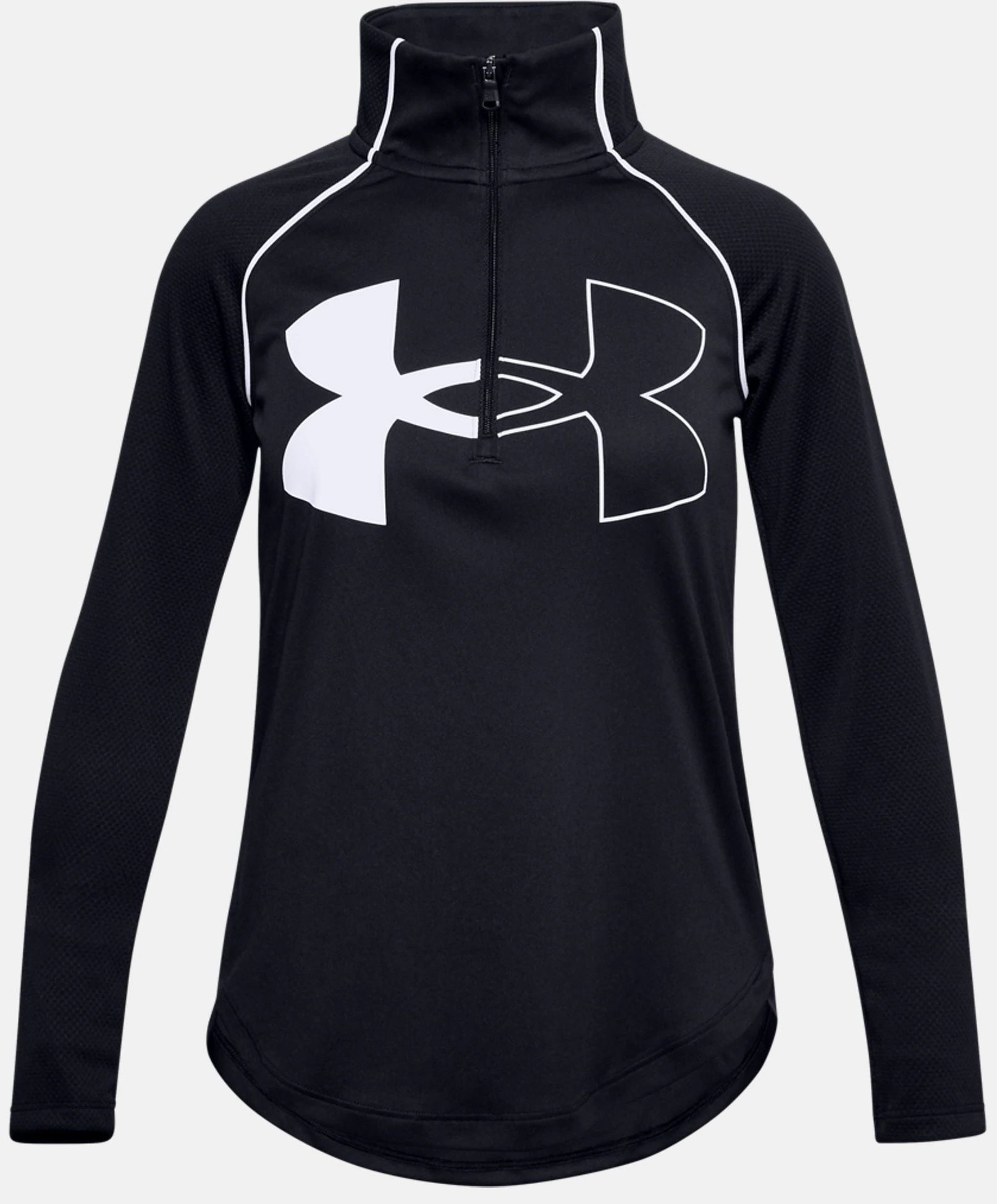 Under Armour Tech Graphic Logo Half Zip - black Under Armour Tech Graphic Logo Half Zip - black