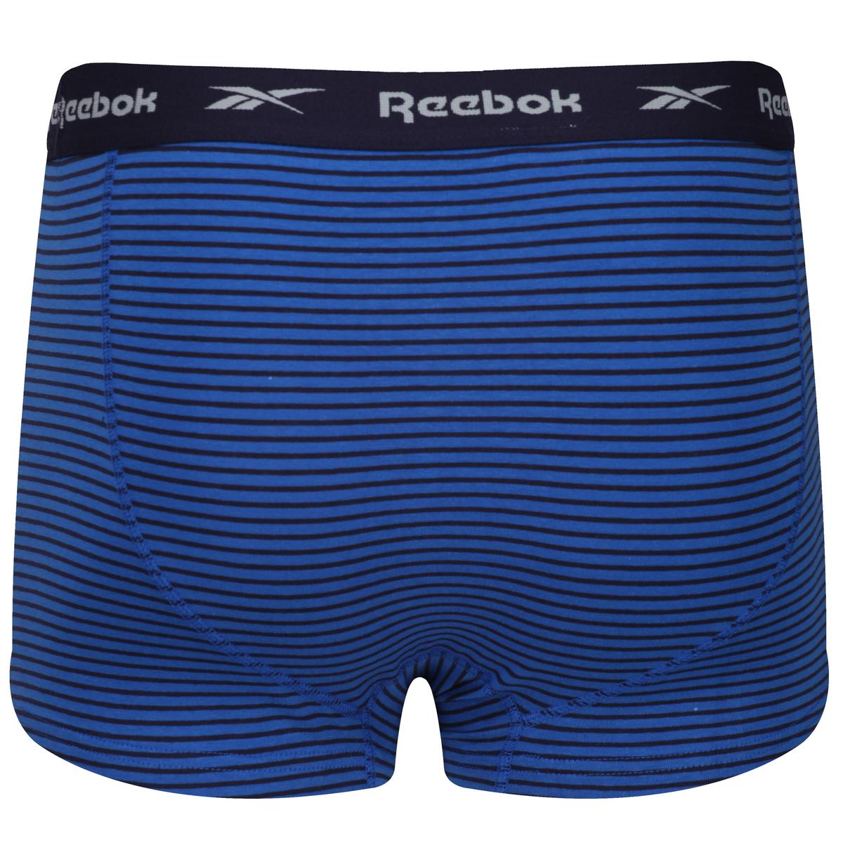 Reebok Mens Trunk EDRIK 3P - grey/purple/blue stripe