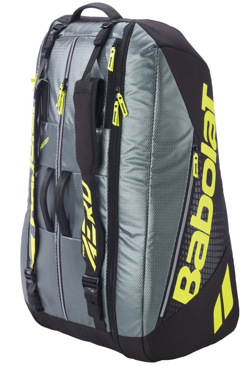 Babolat Pure Aero RHX12 10th Gen - metallic dark forest/yellow Babolat Pure Aero RHX12 10th Gen - metallic dark forest/yellow