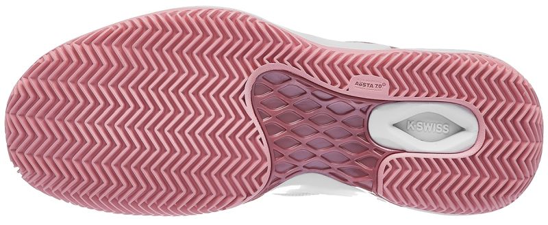 K-Swiss Aero Court HB - white/coral blush/metallic rose