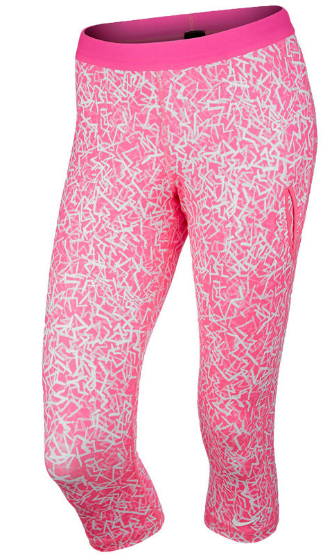  Nike Slam Printed Capri - pink pow/white